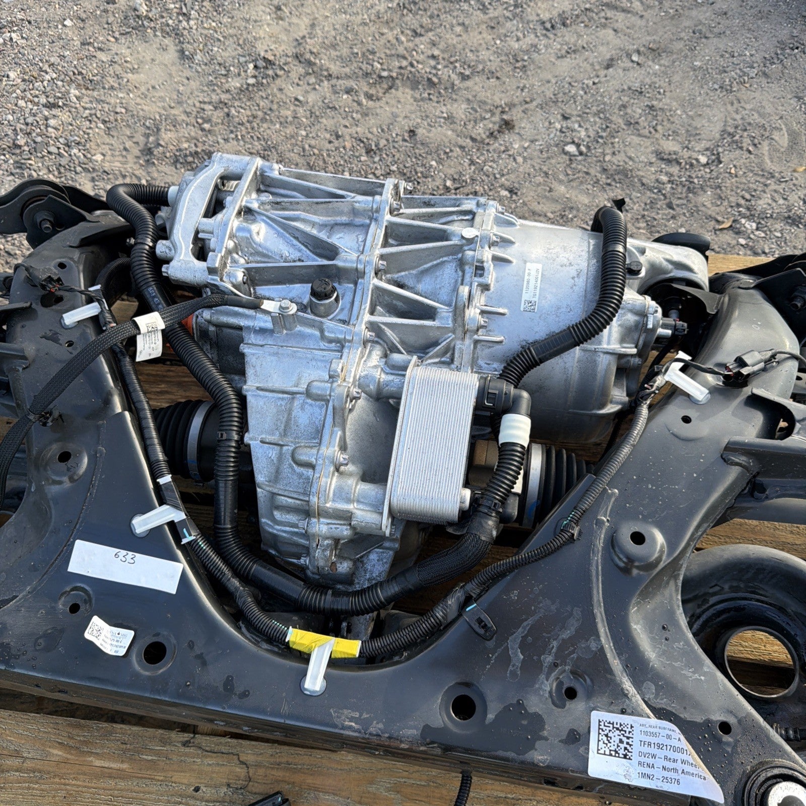 2017-2020 Tesla Model 3 Rear Drive Unit w/ Subframe, Suspension Engine Motor 17K