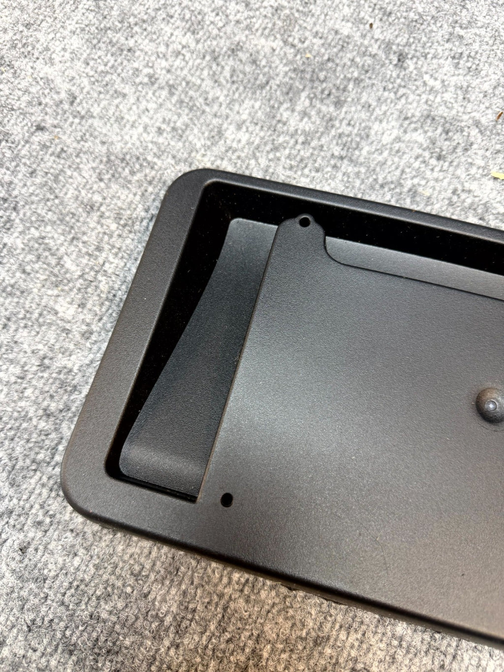 2020 - 2024 TESLA MODEL Y FRONT LICENSE PLATE BRACKET HOLDER OEM, 1493090-00-A