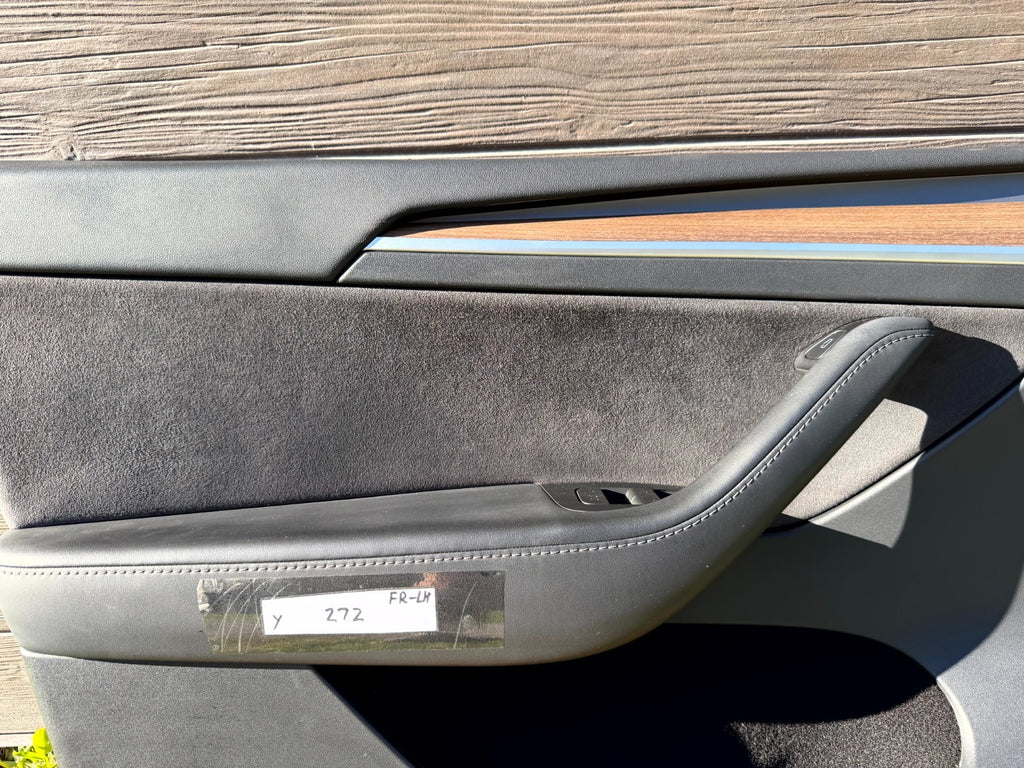 2020 - 2024 TESLA MODEL Y FRONT LEFT SIDE DOOR PANEL CARD OEM, 1997294-00-E