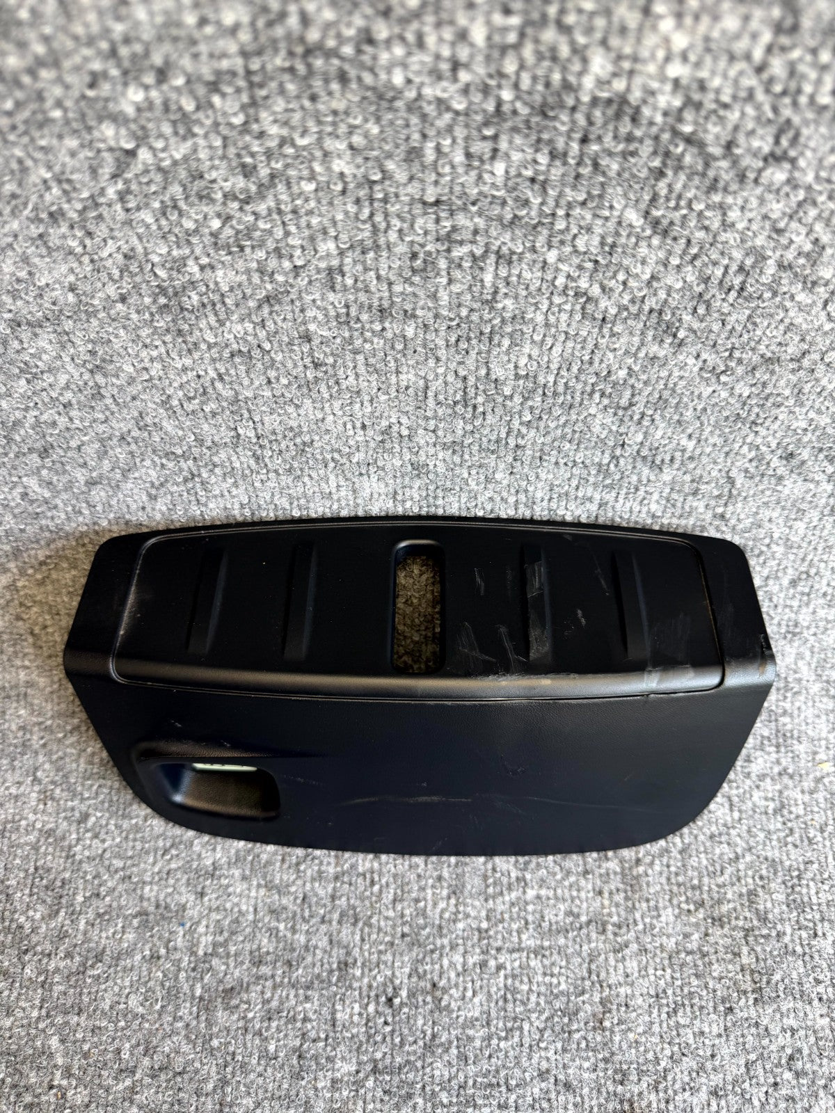 2017-2023 TESLA MODEL 3 FRONT TRUNK CLOSEOUT SWITCH TRIM COVER OEM, 1555579-00-B