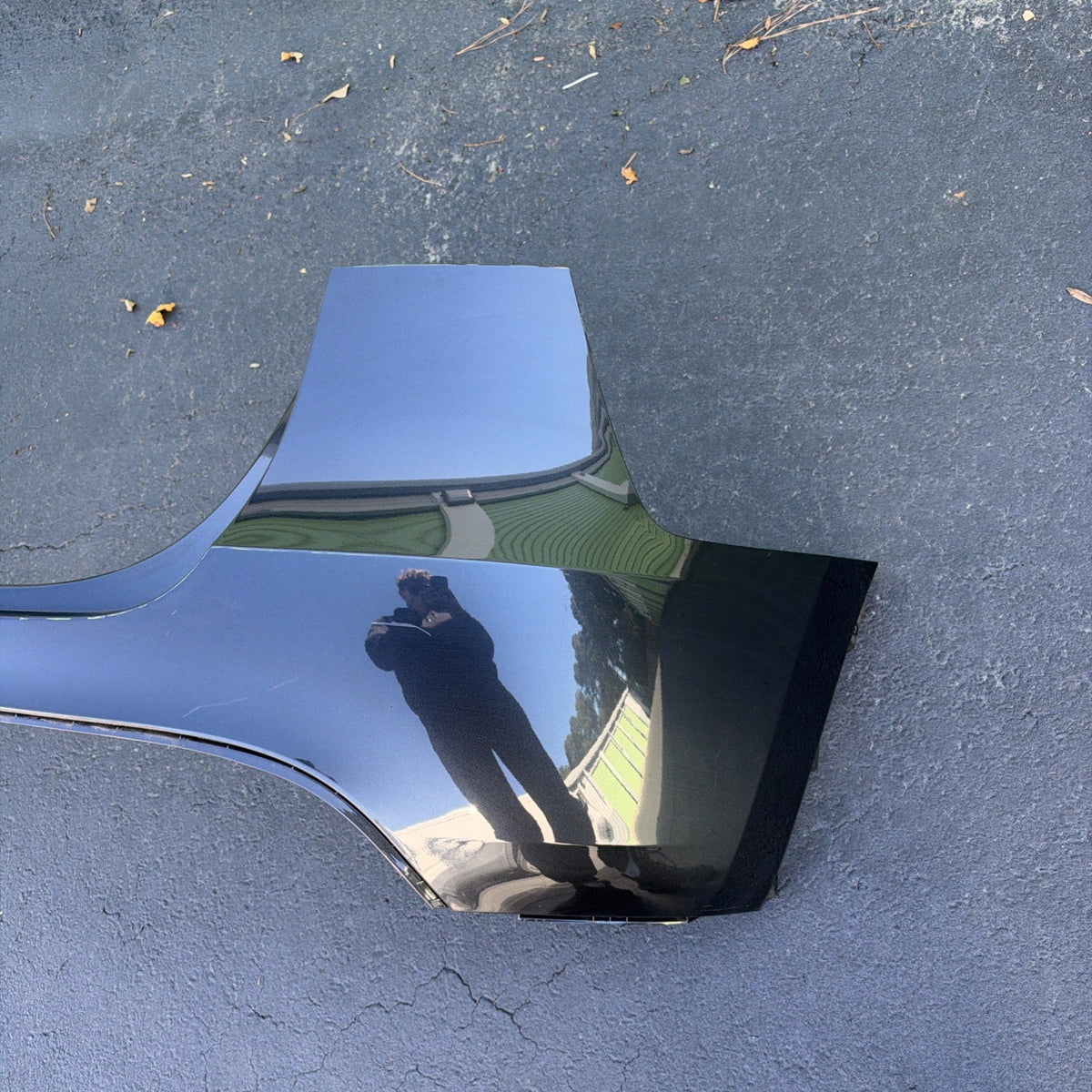 Genuine 2020 2021 2022 2023 Tesla Model Y Rear Bumper Cover OEM Gray