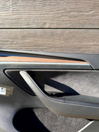 2020 - 2024 TESLA MODEL Y FRONT RIGHT SIDE DOOR PANEL CARD OEM, 1997294-00-E