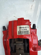 ♦️12-20 TESLA MODEL S REAR LEFT SIDE BRAKE CALIPER BREMBO RED OEM,  6006434-01-C