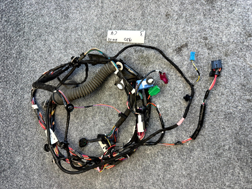 2017-2023 TESLA MODEL 3 FRONT RIGHT SIDE DOOR WIRING HARNESS OEM, 1067963-00-D