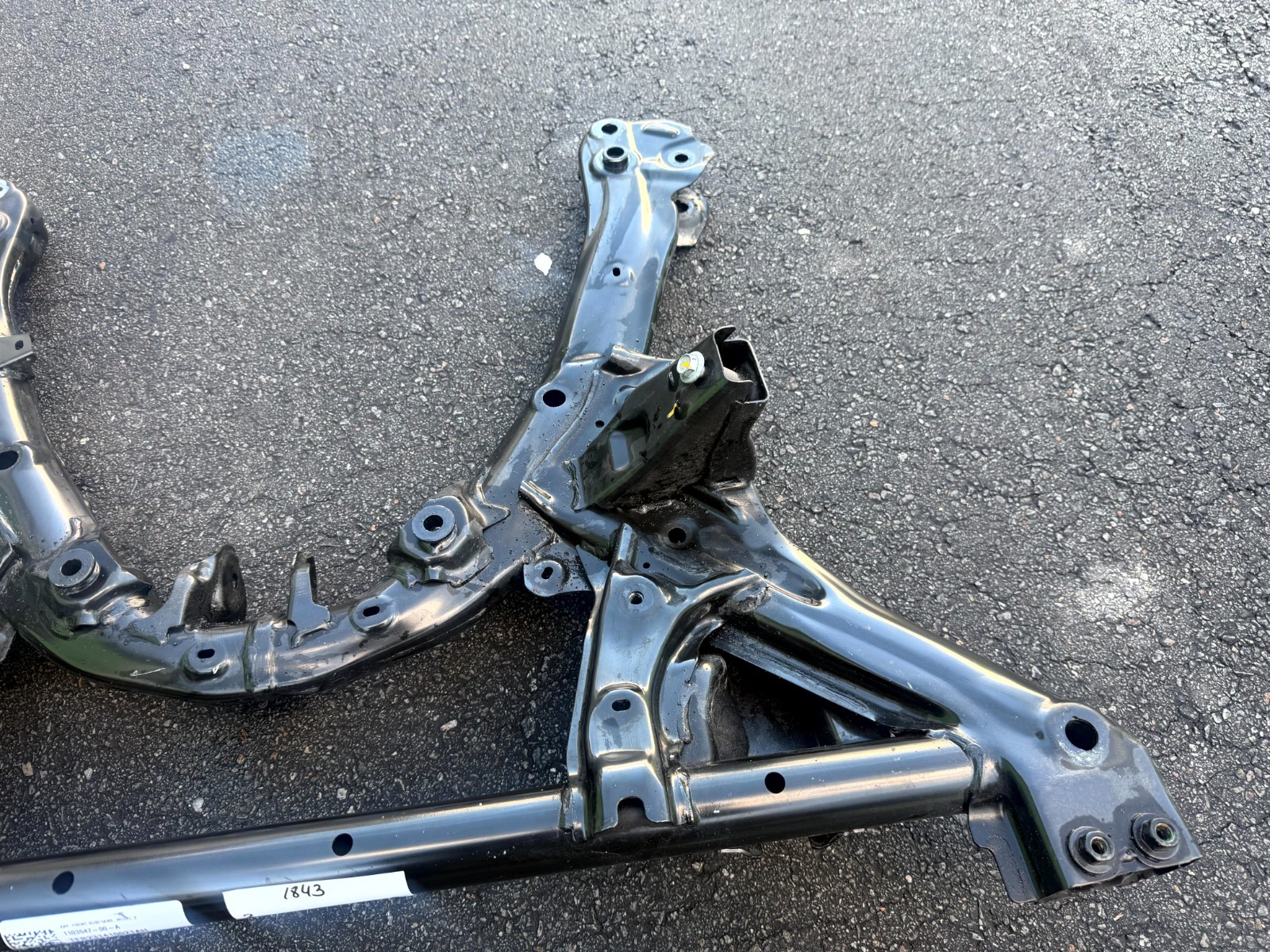 ♦️17-23 TESLA MODEL 3 FRONT SUBFRAME CROSSMEMBER CRADLE FRAME OEM, 1103547-00-A