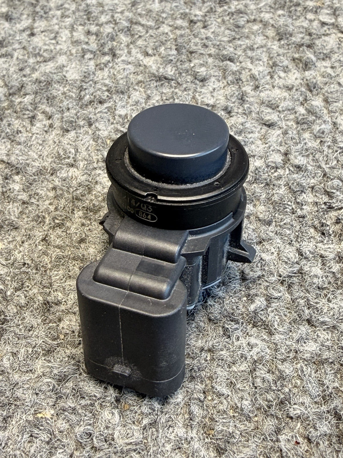 15-16 Tesla Model S X Park Assist Sensor Axial V2 Unpainted OEM 1048473-00-A