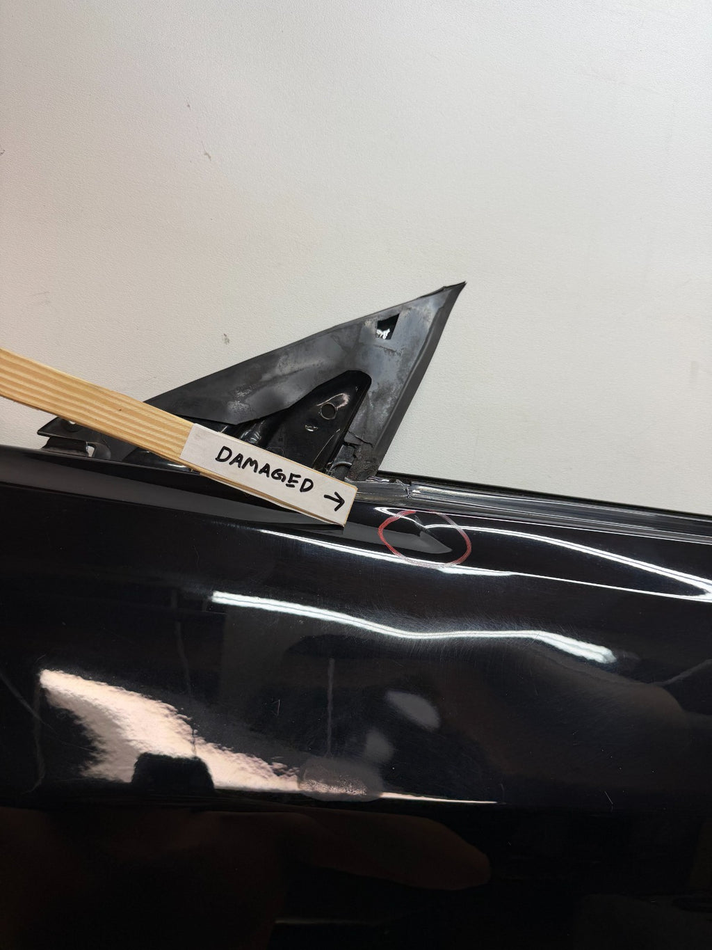 2017-2023 Tesla Model 3 Front Left Driver Side Door Shell Panel Black OEM