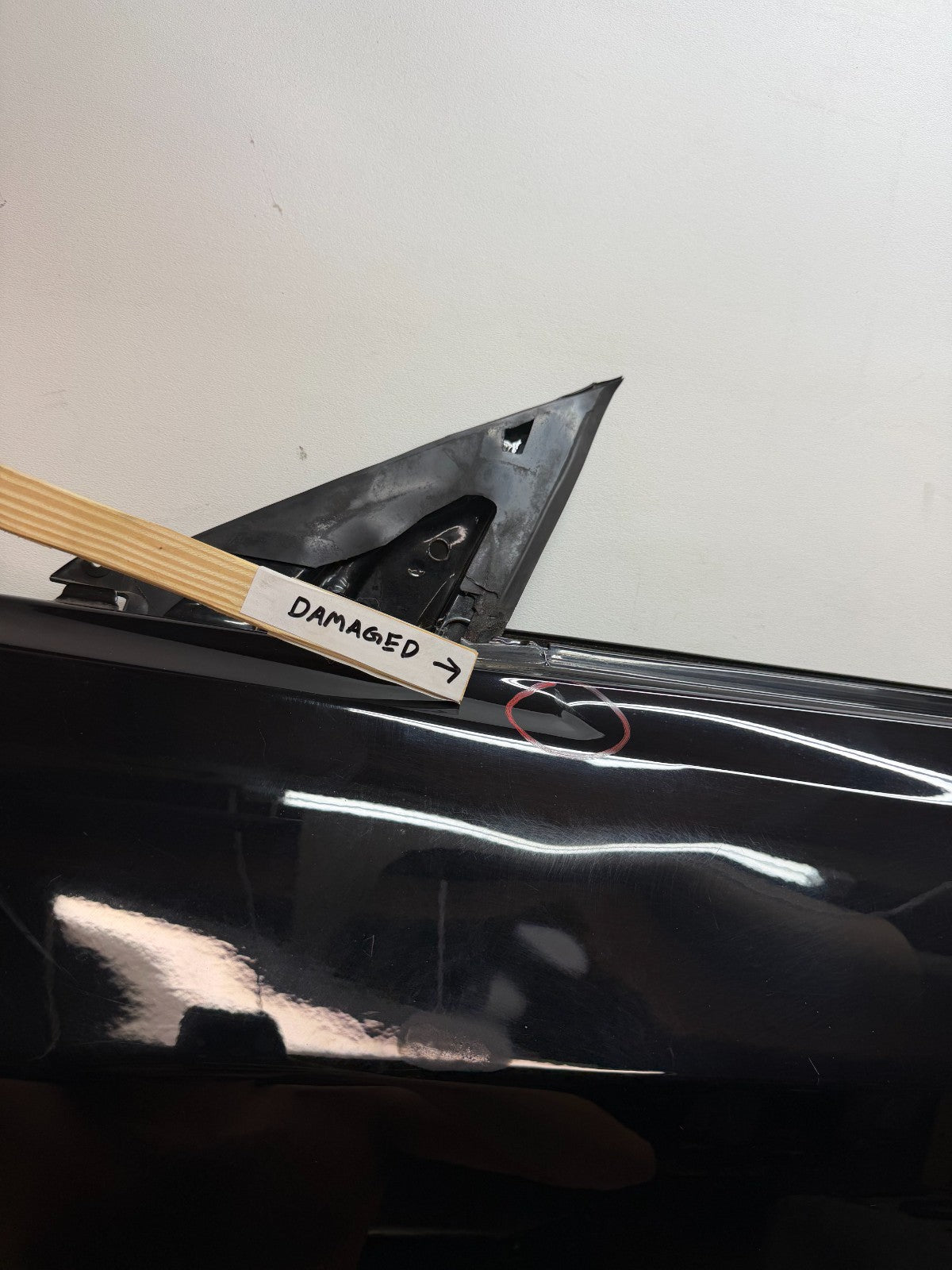 2017-2023 Tesla Model 3 Front Left Driver Side Door Shell Panel Black OEM