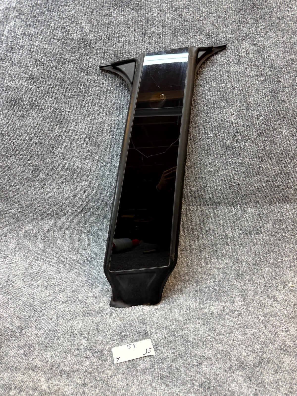 2020-2023 TESLA MODEL Y LEFT B PILLAR APPLIQUE COVER W/CAMERA OEM, 150688500G