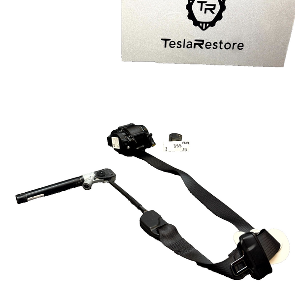 2017 - 2023 TESLA MODEL 3 FRONT RIGHT PASSENGER SIDE SEAT BELT OEM, 1081279-01-H