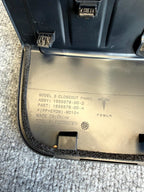 2017-2023 TESLA MODEL 3 FRONT TRUNK CLOSEOUT SWITCH TRIM COVER OEM, 1555579-00-B