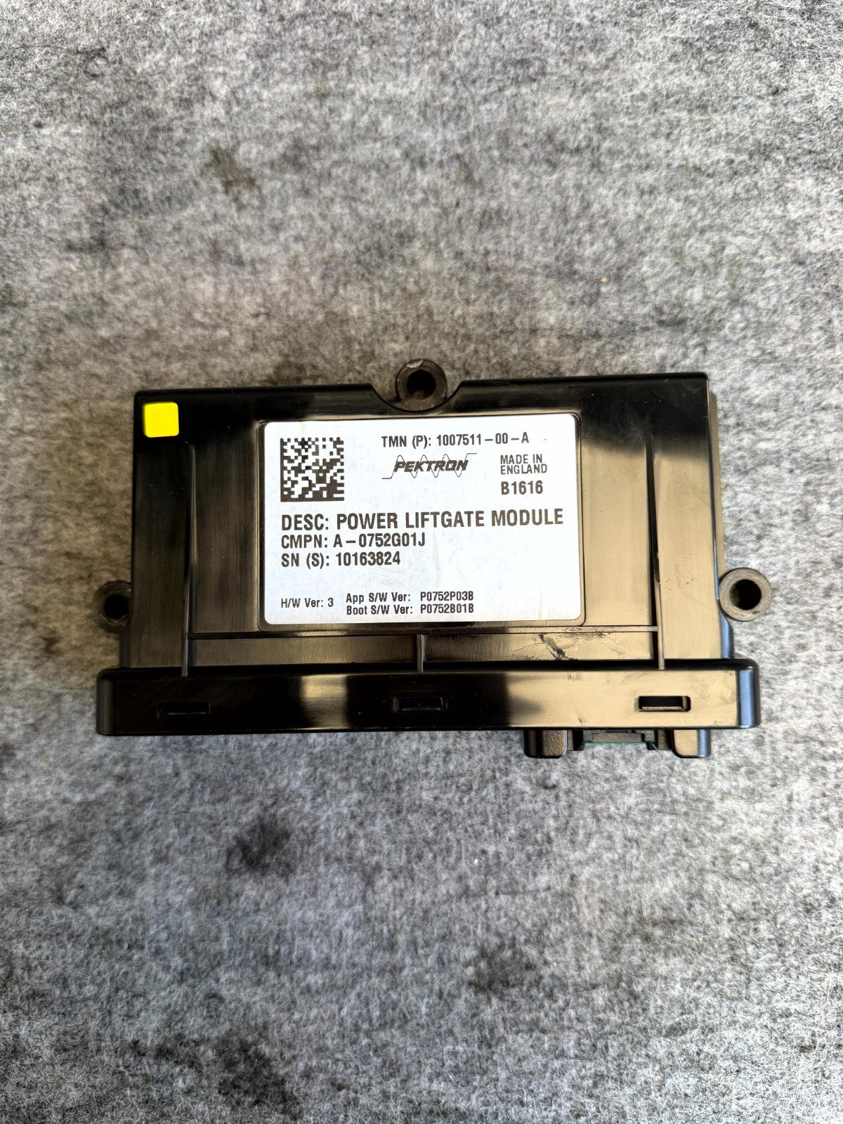 ♦️12 - 20 TESLA MODEL S REAR TRUNK POWER LIFT GATE MODULE UNIT OEM, 1007511-00-A