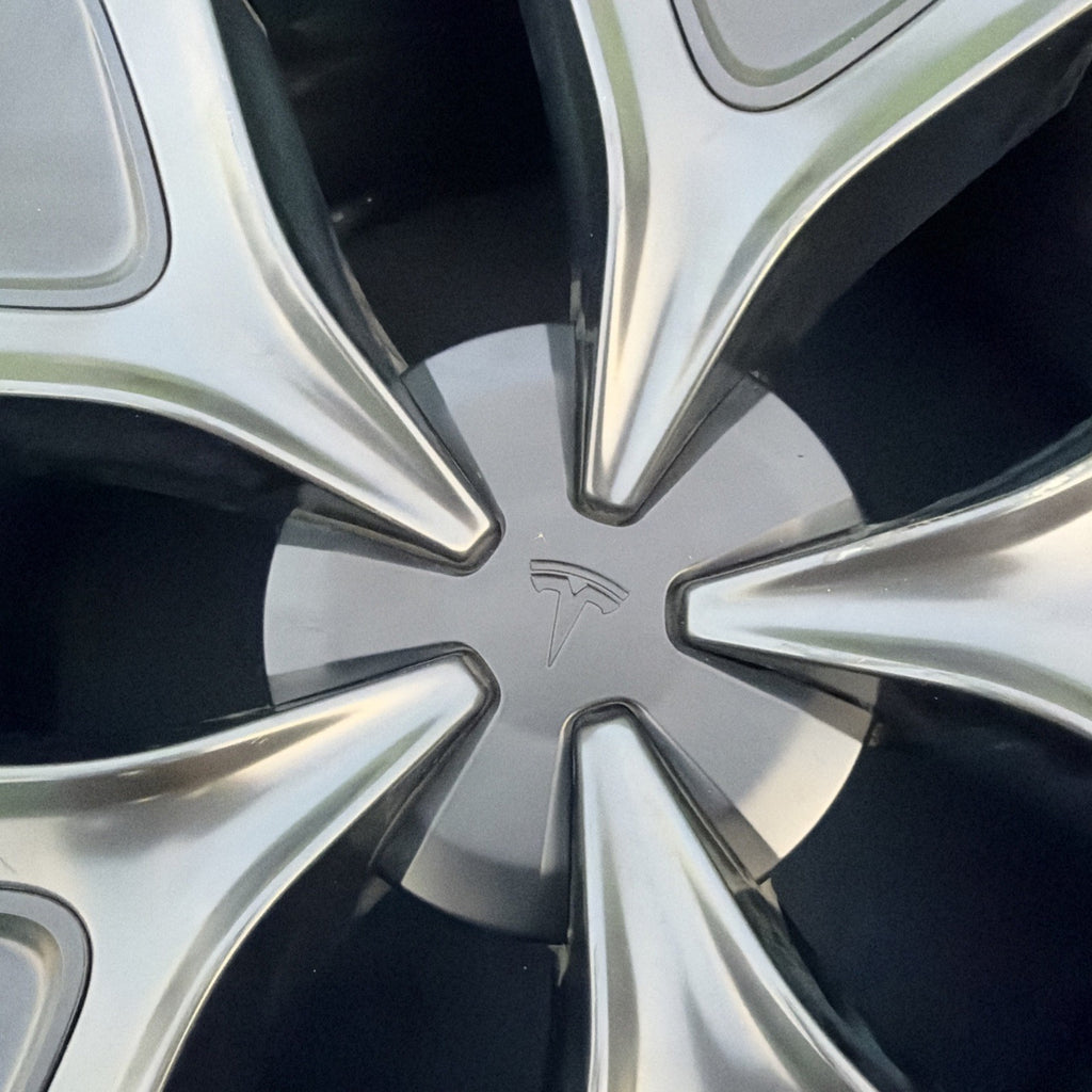 2025-2026 TESLA MODEL Y REAR 21" OEM WHEEL 21X9.5 RIM ARACHNID 2.0 2188228-00-A