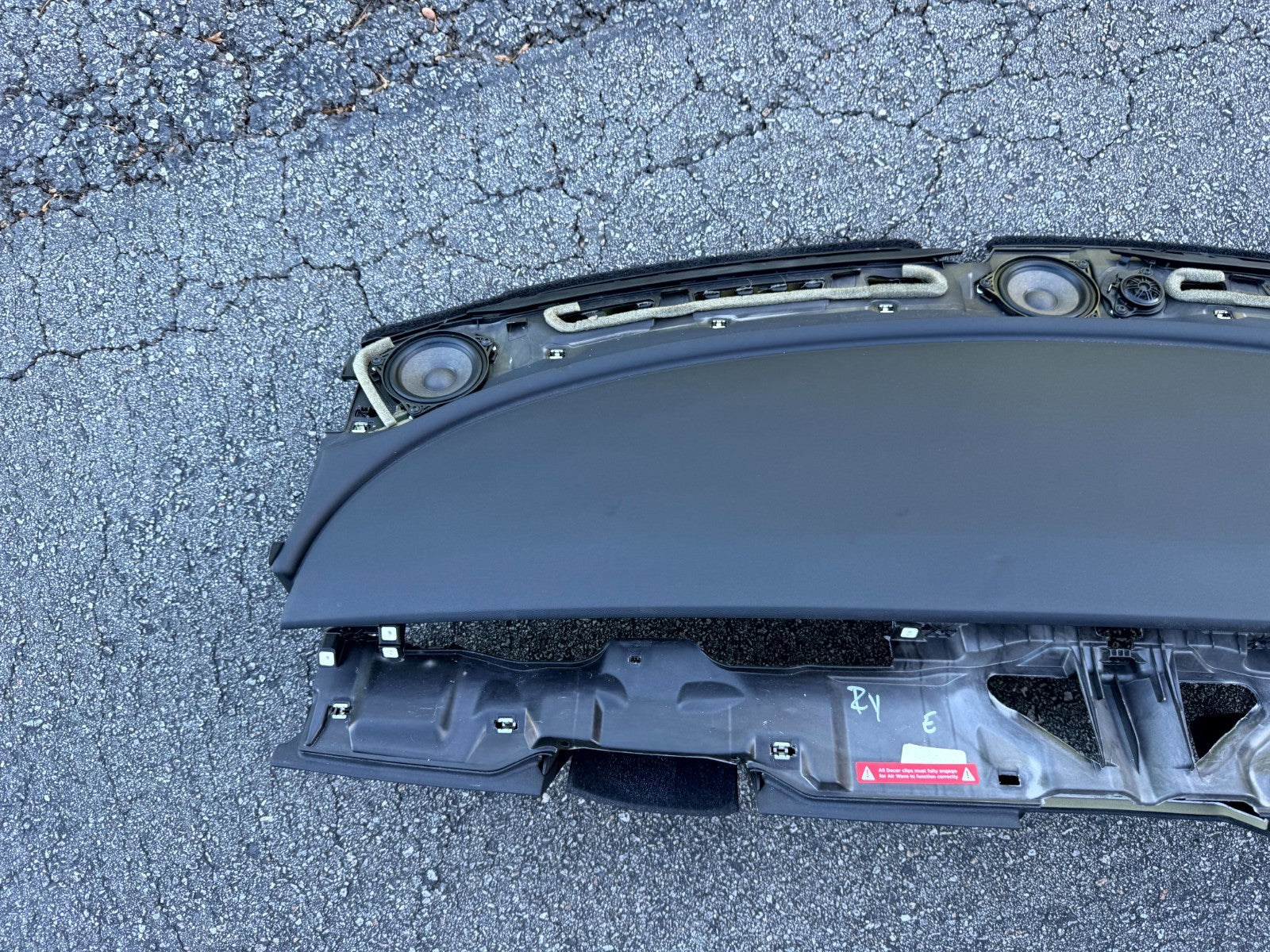 ♦️17–23 TESLA MODEL 3 DASHBOARD INSTRUMENT PANEL COVER ASSEMBLY OEM, 107782300F