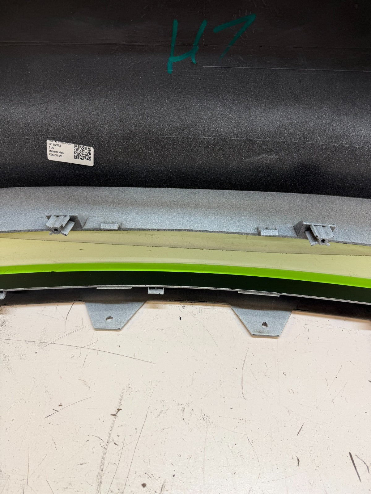 2017-2023 Tesla Model 3 Front Bumper Cover Panel w/ Park Sensor Hole Assembly