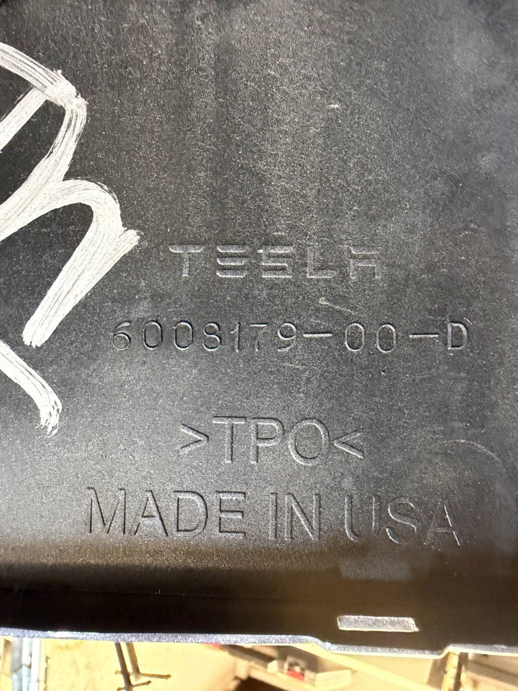 2012 - 2015 TESLA MODEL S REAR BUMPER COVER FASCIA OEM 6008179-00-D