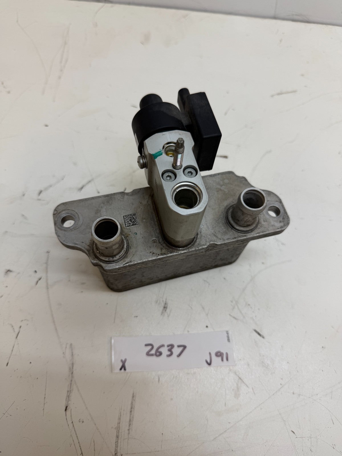 2016-2020 Tesla Model X Battery Cooler Heat Exchanger Chiller EXV 1037357-00-C