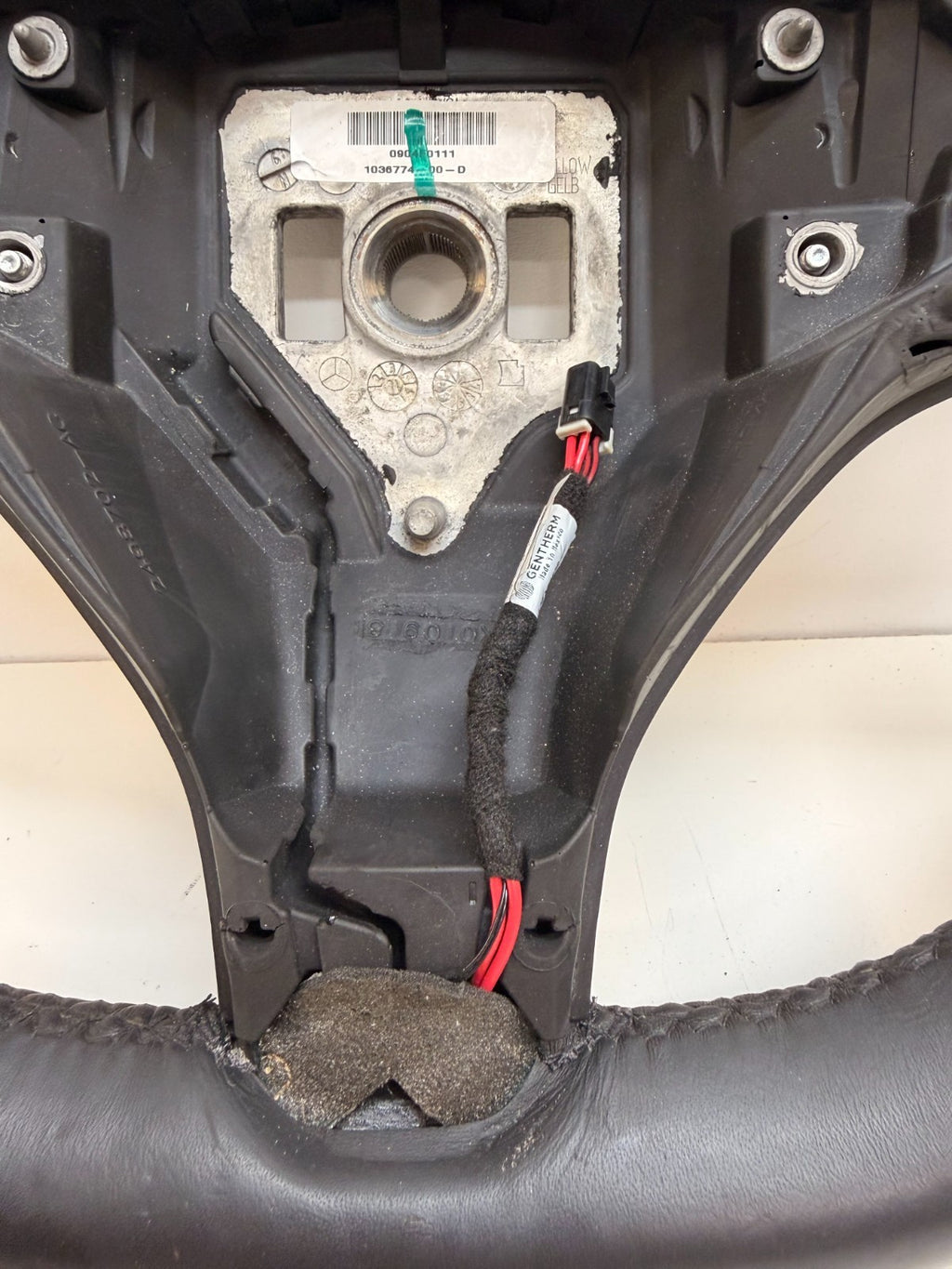 2015-2021 TESLA MODEL S LEATHER HEATED STEERING WHEEL 1036774-00-D
