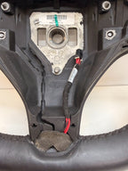 2015-2021 TESLA MODEL S LEATHER HEATED STEERING WHEEL 1036774-00-D