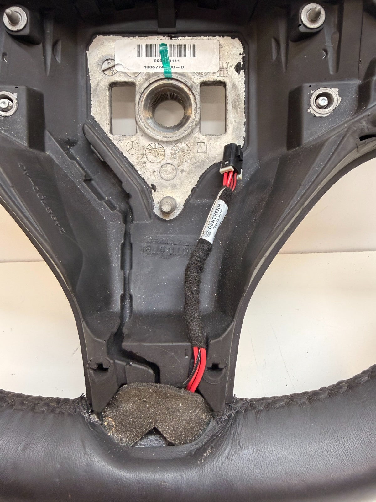2015-2021 TESLA MODEL S LEATHER HEATED STEERING WHEEL 1036774-00-D