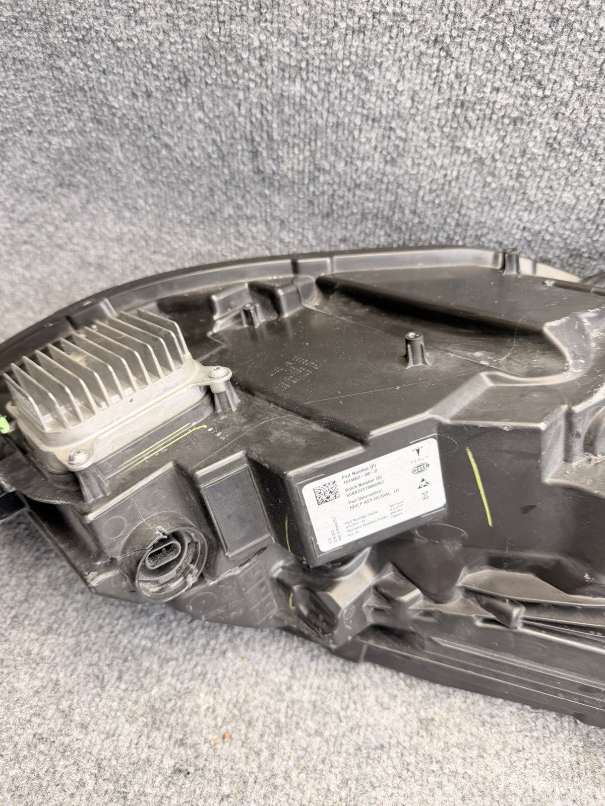 2020 - 2024 TESLA MODEL Y FRONT LEFT HEADLIGHT LED LIGHT LAMP OEM 151495200D