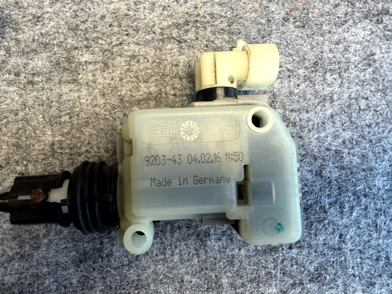 ♦️2012 – 2016 TESLA MODEL S HOOD LOCK LATCH RELEASE W/ CABLE OEM, 1034876-00-C