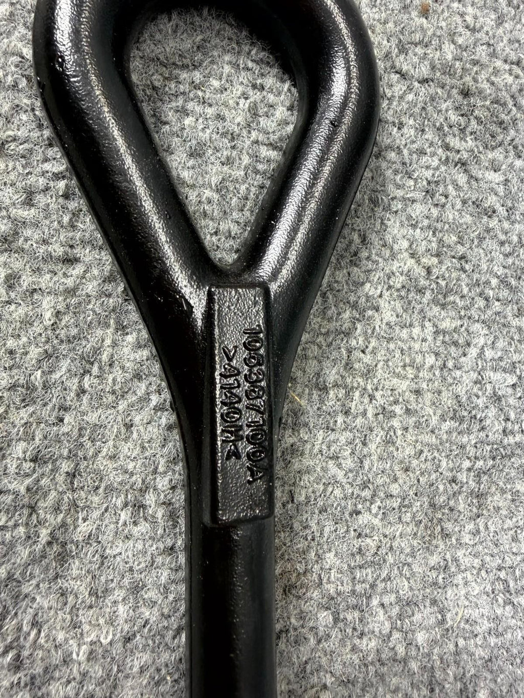 2016-2020 Tesla Model X Front Tow Hook Bumper Towing Eye OEM, 1053871-00-A