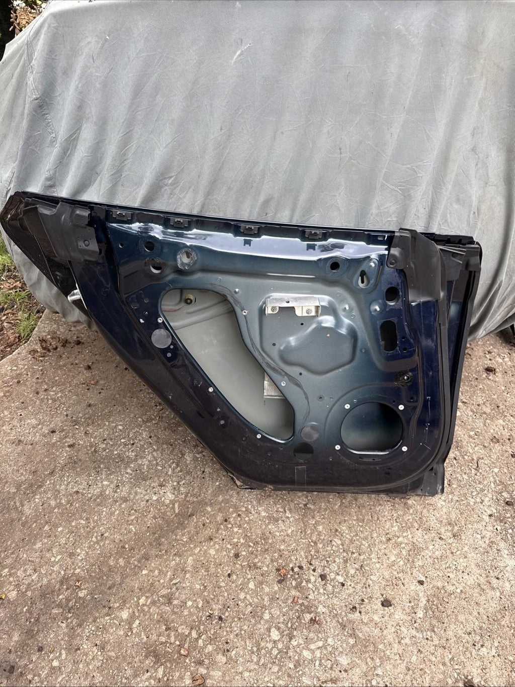 ♦️ 12-16 TESLA MODEL S REAR LEFT DRIVER SIDE DOOR SHELL PANEL OEM, 6006394 E0 H