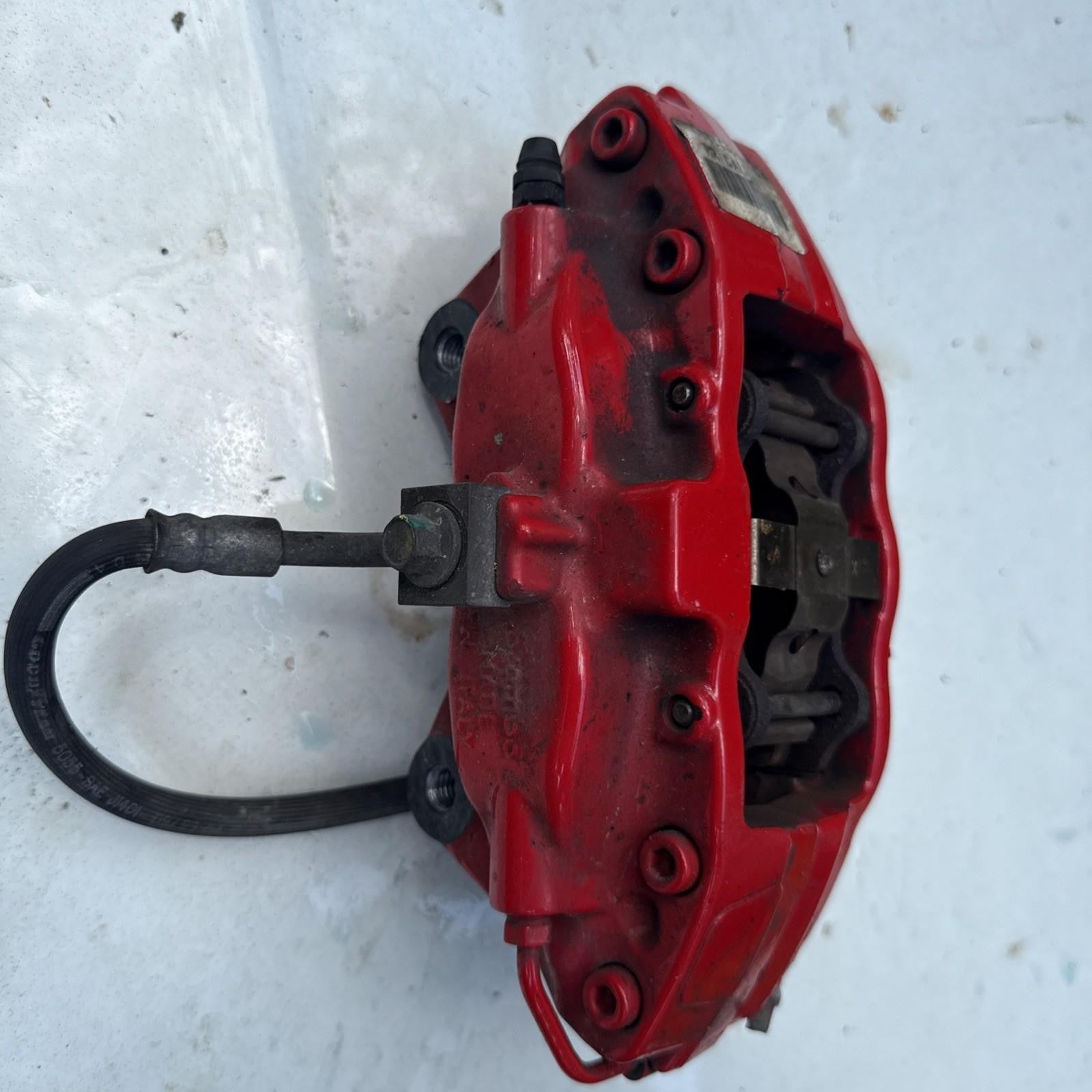 ♦️12-20 TESLA MODEL S REAR RIGHT SIDE BRAKE CALLIPER BREMBO OEM, 6006438-01-C