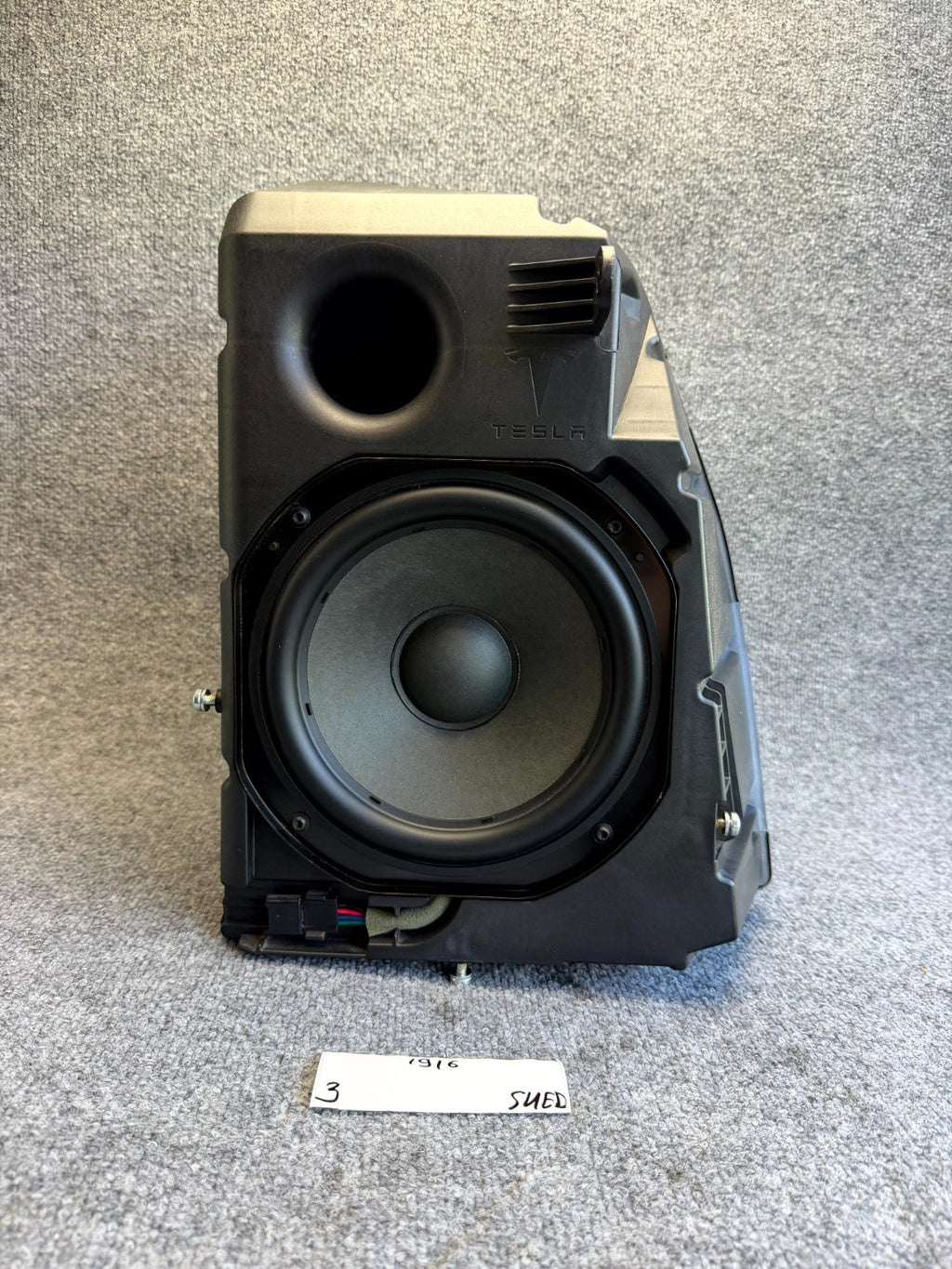 2017-2023 TESLA MODEL 3 AUDIO SYSTEM SPEAKER SUBWOOFER BASS BOX OEM, 107974600B
