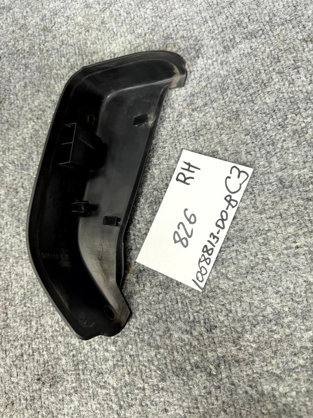 2016-2021 Tesla Model X Right Passenger Side Tail Light Trim OEM, 1058813-00-B