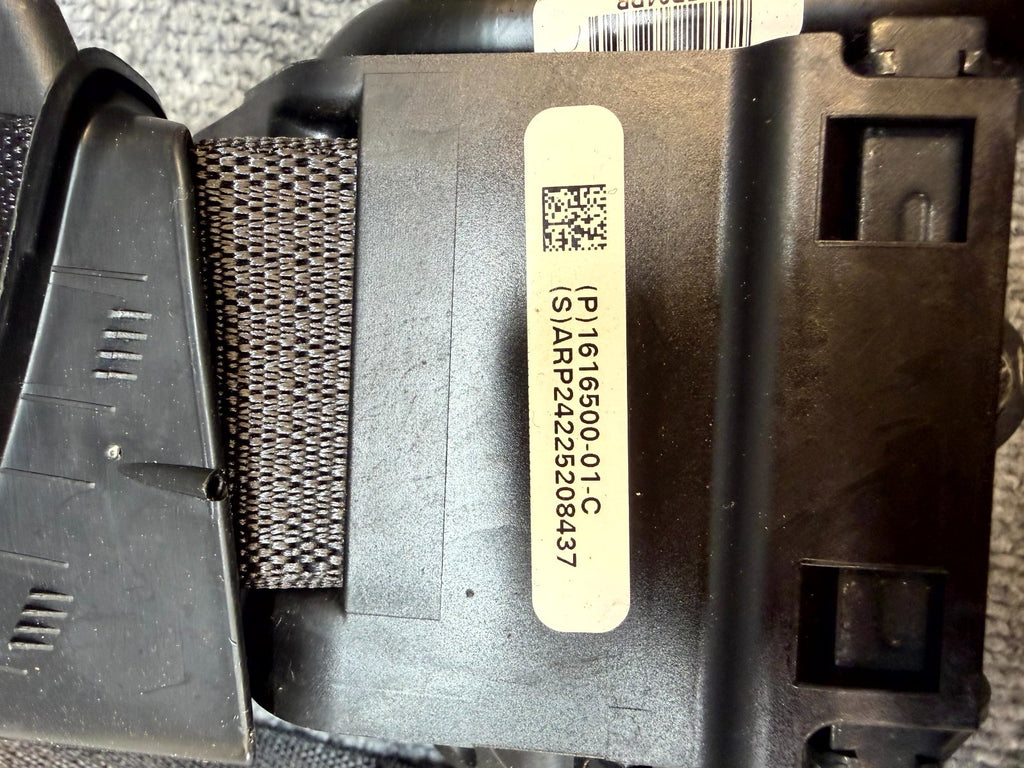 2020-2024 TESLA MODEL Y REAR LEFT DRIVER SIDE 2ND ROW SEAT BELT OEM 1616500-01-C