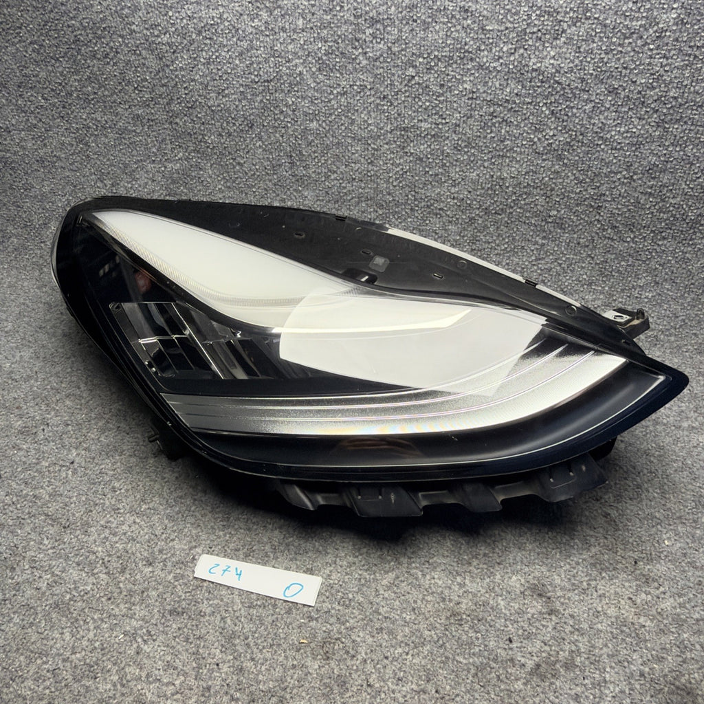 17-23 Tesla Model 3 Y Reflector LED Headlight RH Front Right 1077372-00-K OEM