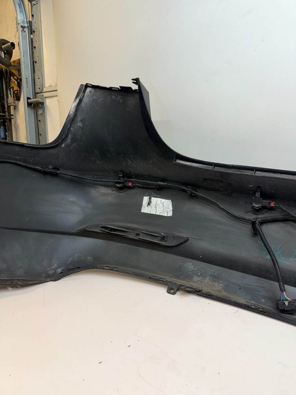 2017-2023 Tesla Model 3 M3 Rear Bumper Cover with Park Assist Sensor Black