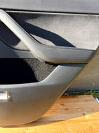 2020-2024 TESLA MODEL Y REAR RIGHT SIDE DOOR TRIM COVER PANEL OEM, 1997297-00-D