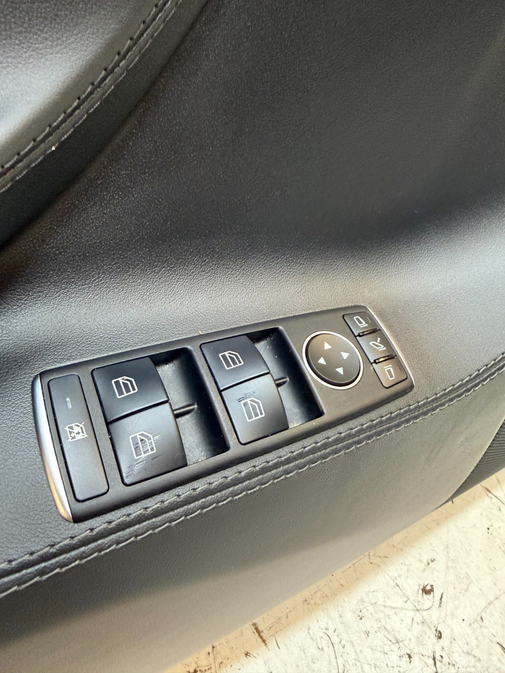 2012–20 Tesla Model S Front Left Driver Side Interior Door Panel Trim Black OEM