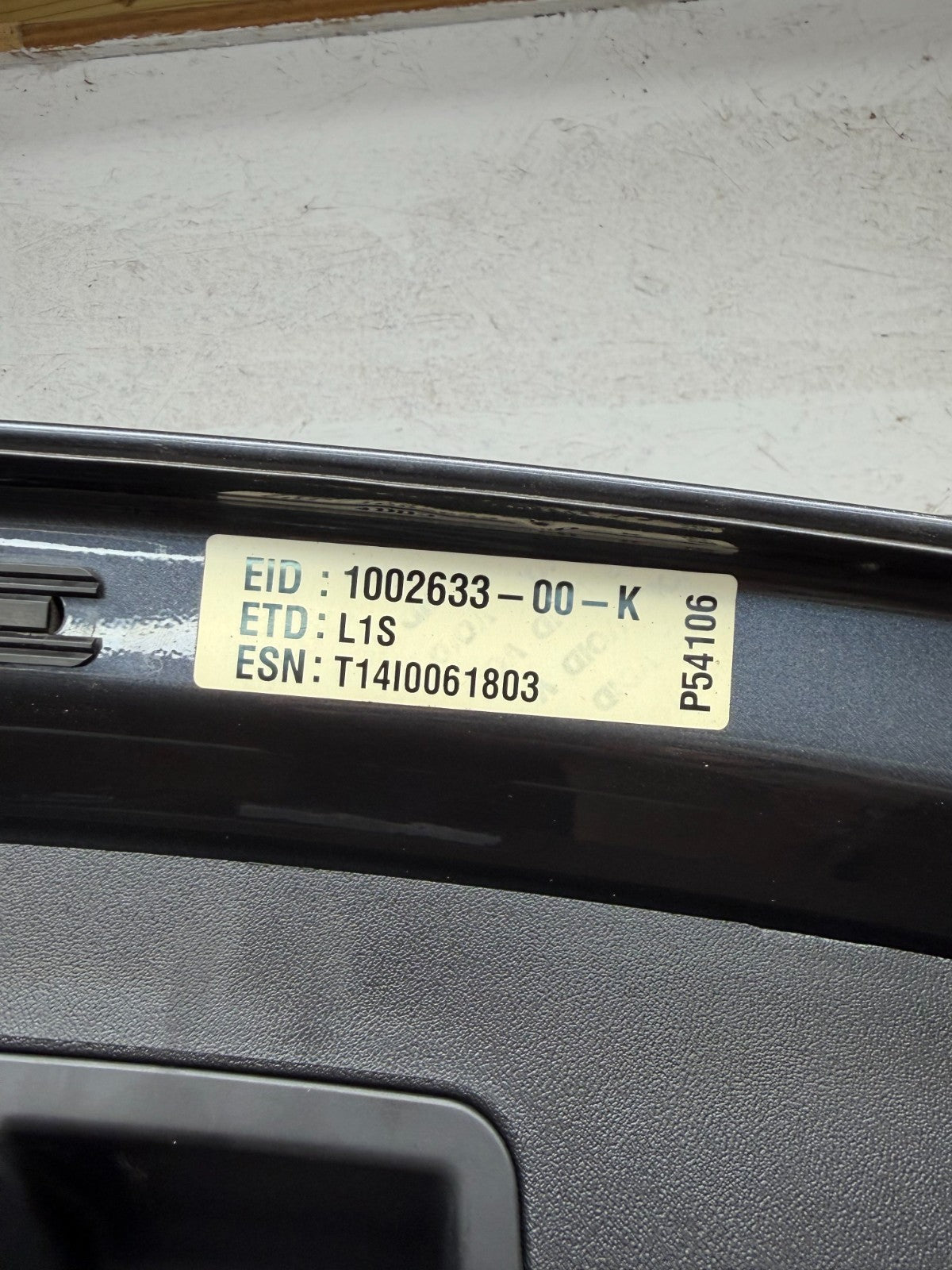 2016-2020 Tesla  Model S Liftgate Trunk Lid Tailgate Hatch Shell 1002633-00-K