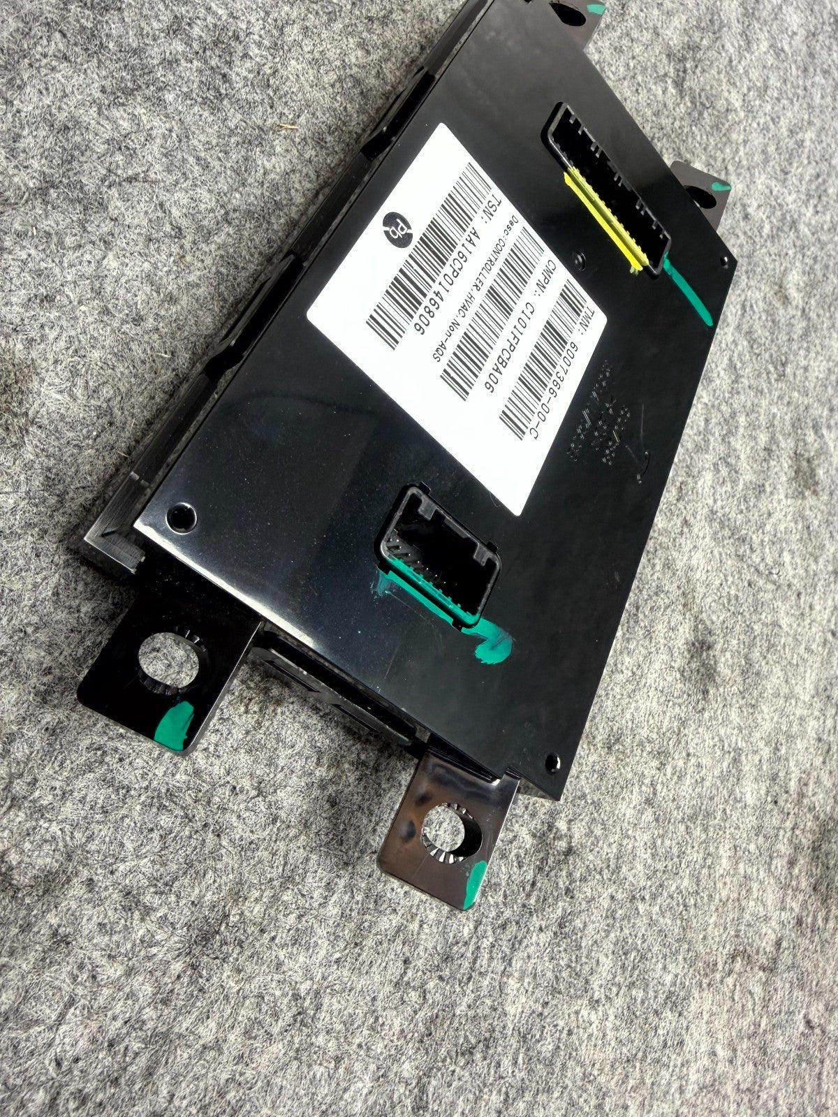 ♦️12 - 20 TESLA MODEL S AC HEATER CLIMATE CONTROL MODULE UNIT OEM, 6007366-00-C
