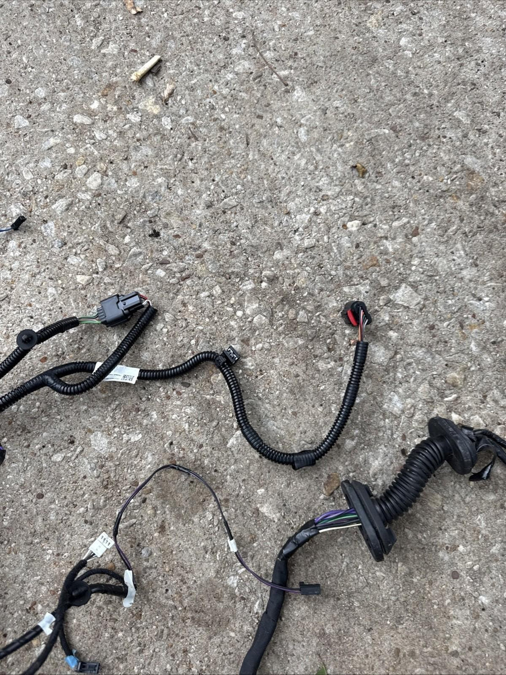 ♦️12-20 TESLA MODEL S REAR LEFT DRIVER SIDE DOOR WIRING HARNESS OEM 1004425-00-M