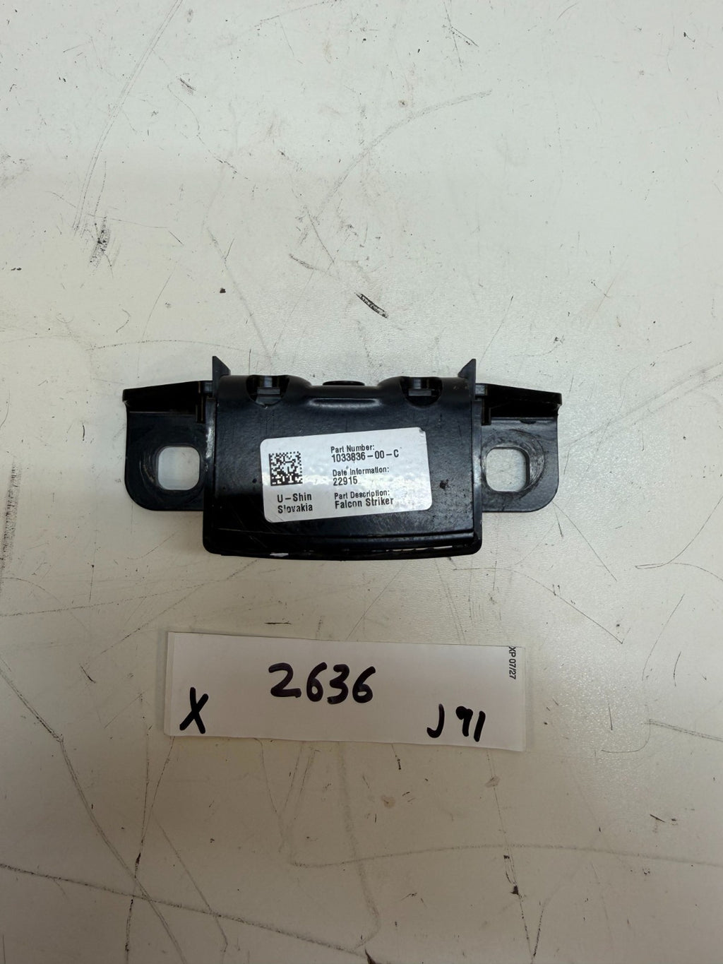 2016-2020 TESLA MODEL X DOOR LATCH STRIKER FALCON 1033836-00-C