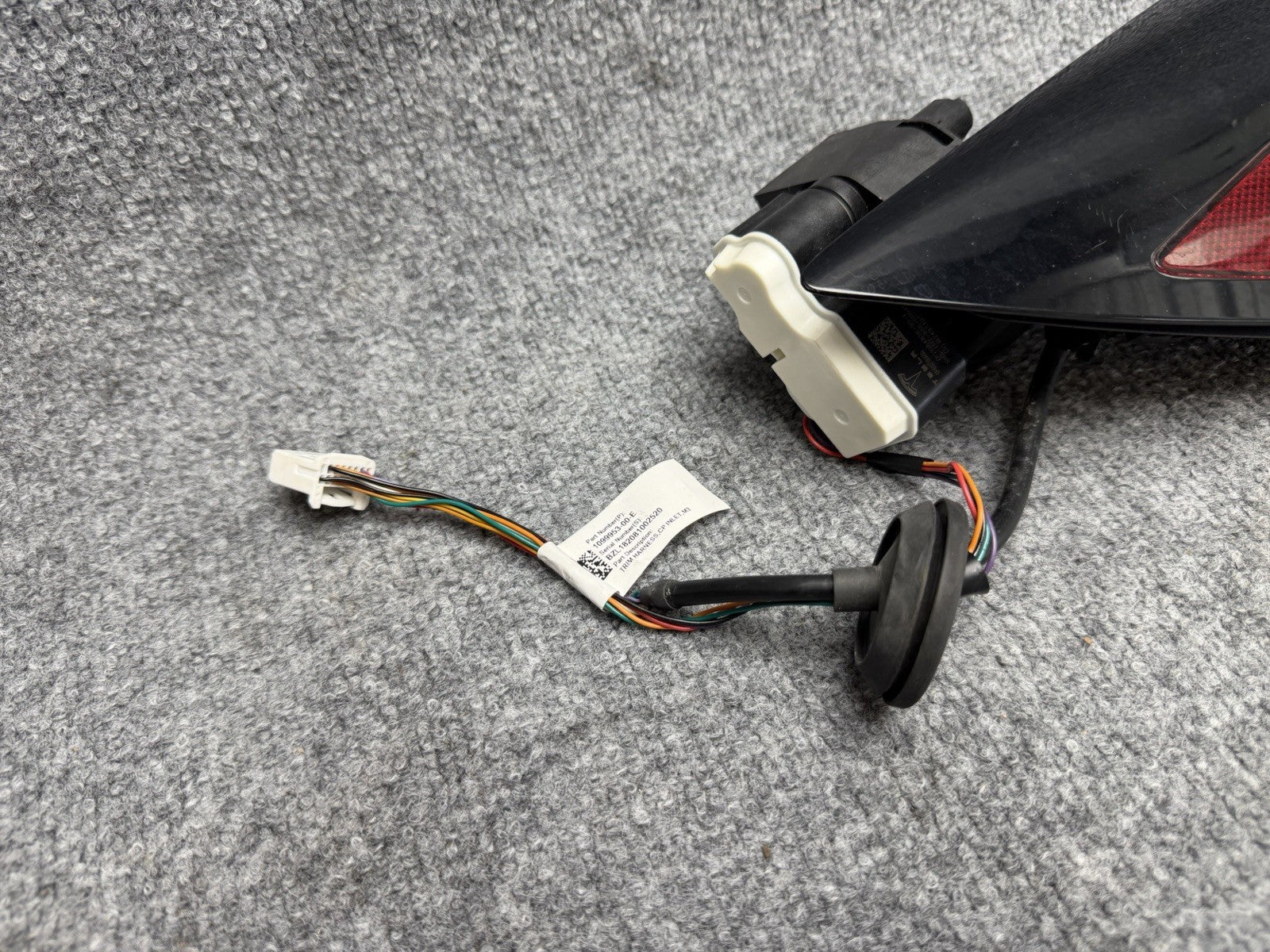 2017-2020 TESLA MODEL 3 CHARGING PORT AND DOOR COVER LEFT OEM