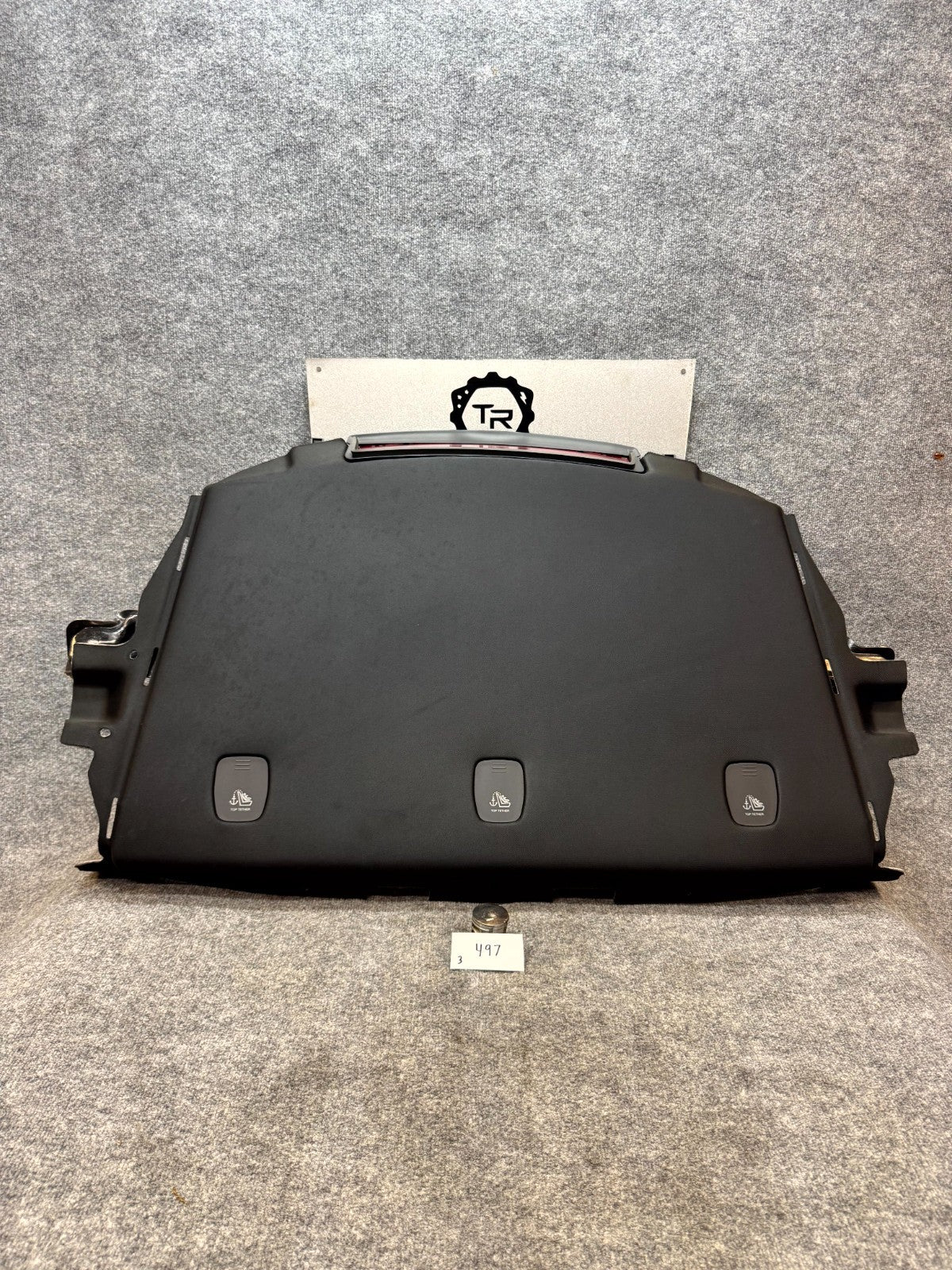 2017-2023 TESLA MODEL 3 REAR DECK SHELF COVER INNER PANEL OEM, 1099221-00-D