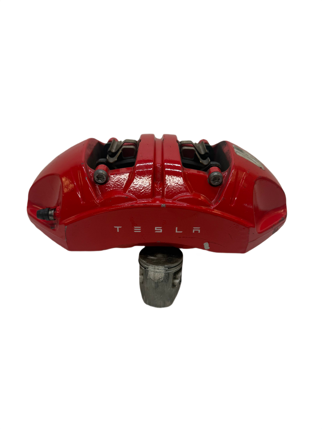 2017-23 Tesla Model 3 Front Left Brake Caliper Red OEM 1044641-00-G